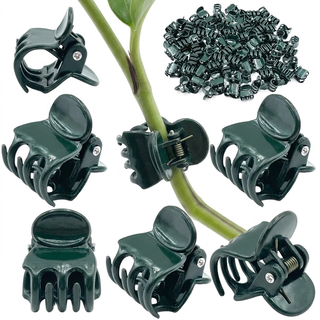 Florist Supply Bulk - Mini klipsy do roślin, 100 sztuk,