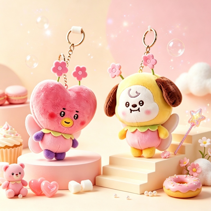Supply Florist - BT21, seria „Kwiat wiśni”, pluszowa lalka,